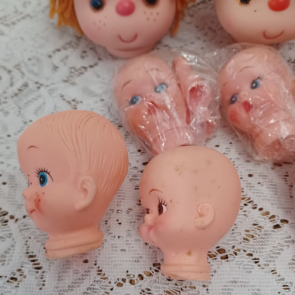 Vintage Doll Head Lot - Picture 4 of 5